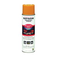 Rust-Oleum 203033 Inverted Marking Spray Paint, Caution Yellow, 17 oz, Can 