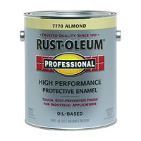 Rust-Oleum 7770402 Enamel Paint, Gloss, Almond, 1 gal, Can, 230 to 390 sq-ft/gal Coverage Area 