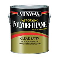 Minwax 319020000 Polyurethane, Liquid, Clear, 1 gal, Can, Pack of 2 
