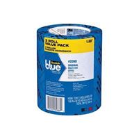 ScotchBlue 2090-48EVP Painters Tape, 60 yd L, 1.88 in W, Crepe Paper Backing, Blue, 3/PK 