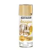 Rust-Oleum 355100 Metallic Spray Paint, Metallic, Gold, 11 oz 