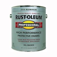 Rust-Oleum 7715402 Enamel Paint, Gloss, Aluminum, 1 gal, Can, 230 to 390 sq-ft/gal Coverage Area, Pack of 2 