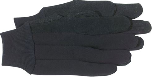 Boss B61021-L Indoor/Outdoor Work Gloves, Mens, L, 8 to 8-3/8 in L, Straight Thumb, Elastic Knit Wrist Cuff, Jersey 