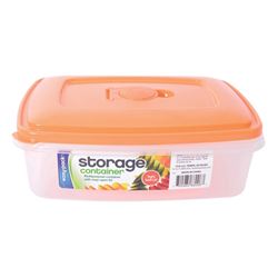 FLP 8006 Storage Container with Vented Lid, 1 L Capacity, Plastic, Pack of 6 