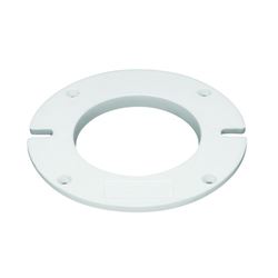 Oatey 43519 Closet Flange Spacer, PVC, White, For: Closet Flange, 1/4 in 