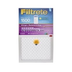Filtrete S-2005-4 Air Filter, 20 in L, 14 in W, 12 MERV, 1500 MPR, Pack of 4 
