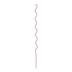 MIDWEST AIR TECHNOLOGY 901267RD6 Twisted Garden Stake, 60 in L, Steel, Red, Powder-Coated, Pack of 6 