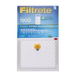 Filtrete S-UA04-4 Air Filter, 25 in L, 14 in W, 13 MERV, 1900 MPR, Pack of 4 