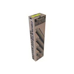 Tundra 53181T Pipe Insulation, 3-1/8 in ID x 4-1/8 in OD Dia, 6 ft L, Steel, Charcoal, 3 in Copper, 3-1/8 in Tubing Pipe, Pack of 8 