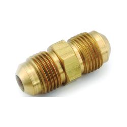 Anderson Metals 754042-06 Pipe Union, 3/8 in, Flare, Brass, 1000 psi Pressure, Pack of 10 