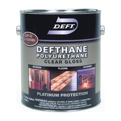 PPG Defthane 021-01 Polyurethane, Gloss, Liquid, Amber, 1 gal, Can, Pack of 4 