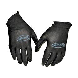 Boss Grip Series B31091-L-5P Coated Gloves, Mens, L, 8 to 8-3/8 in L, Elastic Knit Wrist Cuff, Nitrile Coating 