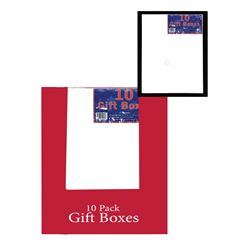 Hometown Holidays IG97032/69549 Folding Gift Box, 11-1/4 in W, 11-1/4 in H, Paper, White, Pack of 8 