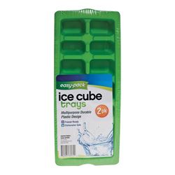 Easy Pack 8072 Ice Cube Tray, Plastic, Dishwasher Safe: Yes, Pack of 6 