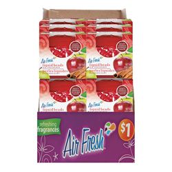 Air Fresh 9576 Air Freshener, 4.25 oz, Apple Cinnamon, Pack of 12 