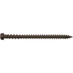 Camo 0349254 Deck Screw, #10 Thread, 2-1/2 in L, Star Drive, Type 99 Double-Slash Point, Carbon Steel, ProTech-Coated, 350/PK 