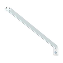ClosetMaid 1166 Support Bracket, 20 in L, 2 in H, Steel 