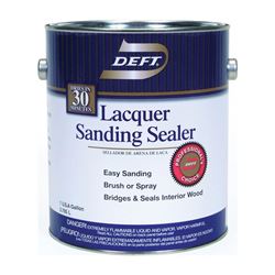Deft 015-01 Sanding Sealer, Clear, Liquid, 1 gal, Pack of 4 