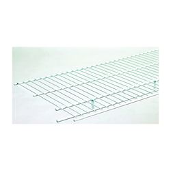 ClosetMaid 37305 Wire Shelf, 100 lb, 1-Level, 16 in L, 144 in W, Steel, White, Pack of 6 