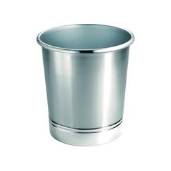 iDESIGN York 76550 Waste Can, Steel, 10-1/4 in H, Pack of 2 