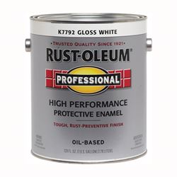 RUST-OLEUM PROFESSIONAL K7792402 Protective Enamel, Gloss, White, 1 gal Can, Pack of 2 