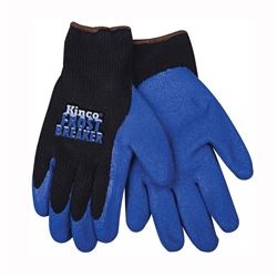Frost Breaker 1789-S Protective Gloves, Mens, S, 11 in L, Regular Thumb, Knit Wrist Cuff, Acrylic, Black/Blue 