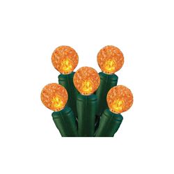 Hometown Holidays 2339/U14E320G Light Set, 4.8 W, 70-Lamp, LED Lamp, Orange Lamp, 25,000 hr Average Life, Pack of 12 