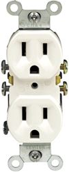Leviton Electrical Receptacle 15 amps 5-15R 125 volts White 