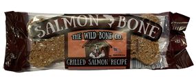 The Wild Bone Co 1882 Bone Dog Biscuit Treat, Grilled Salmon, 1 oz, Pack of 24