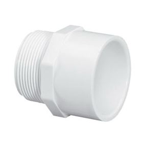 IPEX 435603 Pipe Adapter, 3/4 in, Socket x MPT, PVC, SCH 40 Schedule