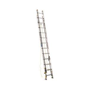 Werner D1824-2EQ Extension Ladder, 23 ft H Reach, 250 lb, Aluminum