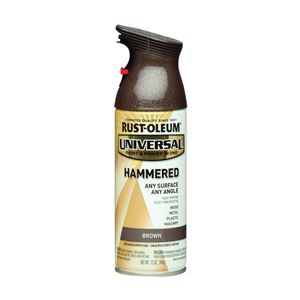 Rust-Oleum 245218 Hammered Spray Paint, Hammered, Brown, 12 oz, Can