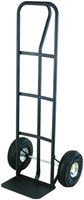 ProSource Hand Truck, 600 lb Weight Capacity, 14 in W x 9 in D Toe Plate, Steel, Black 