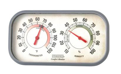 Taylor 5506 Monitor Thermometer and Humidity Reader, 0 to 120 deg F, 10 to 100 % Humidity Range 