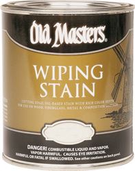 Old Masters 11204 Oil Based Wiping Stain, 1 qt Can, 500 sq-ft/gal, 112 Golden Oak 