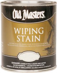 Old Masters 11116 Oil Based Wiping Stain, 0.5 pt Can, 500 sq-ft/gal, 111 Natural Tint Base 
