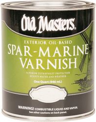 Old Masters 92504 Oil Based Spar Marine? Varnish, 1 qt Can 