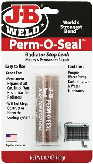 Perm-O-Seal DS114 Stop Leak, 0.07 oz, Can, Reddish Brown, Granule