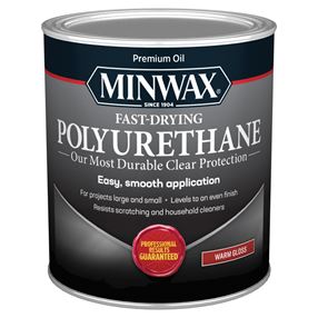 Minwax Warm Gloss Fast-Drying Polyurethane 1 qt.