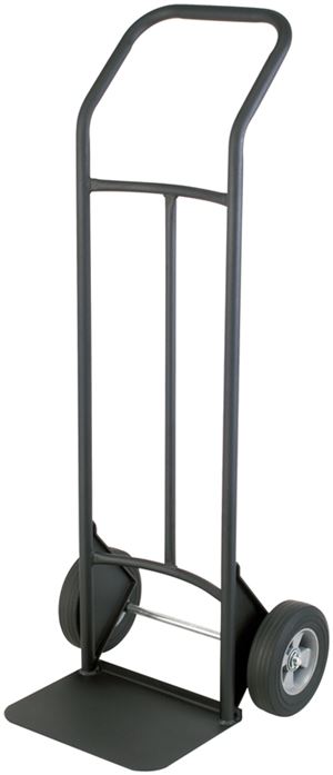 ProSource Hand Truck, 400 lb Weight Capacity, 14 in W x 10 in D Toe Plate, Black