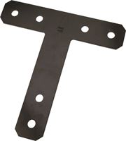 National Hardware 1161BC Series N266-471 T-Plate, 6 in L, 1-1/2 in W, 0.07 in Thick, Steel, Powder-Coated 