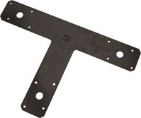 National Hardware N266-472 T-Plate, 8 in L, 12 in W, Steel, Powder-Coated, Nail Mounting 
