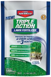 BioAdvanced 709860F Lawn Fertilizer Plus, 12 lb Bag, Granular, 30-0-4 N-P-K Ratio 