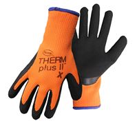 Boss 7843M Gloves, M, Knit Wrist Cuff, Orange 