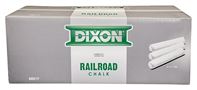 Dixon Ticonderoga 88819 Tapered Round Railroad Chalk, White, Temporary, Pack of 72 