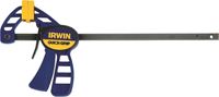 Irwin 1964746 Bar Clamp, 4-1/4 in Max Opening Size, 1-3/16 in D Throat, Plastic Resin/Steel Body 