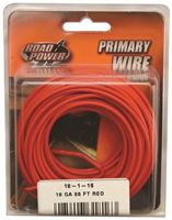 CCI 55667433 Building Wire, 18 AWG Wire, 1 -Conductor, 33 ft L, PVC Insulation, Red Sheath 