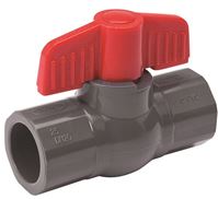B & K ProLine Series 107-607 Ball Valve, 1-1/2 in Connection, Solvent Weld, 150 psi Pressure, PVC Body 