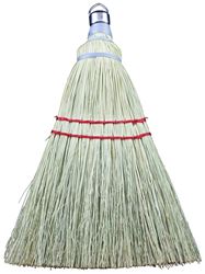 Chickasaw 19 Whisk Broom, 4 in Sweep Face, 7-1/2 in L Trim, Palmyra Fiber Bristle, 11-3/4 in OAL 