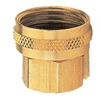 Gilmour 807764-1001 Hose Connector, 3/4 x 3/4 in, FNPT x FNH, Brass, 1/PK 